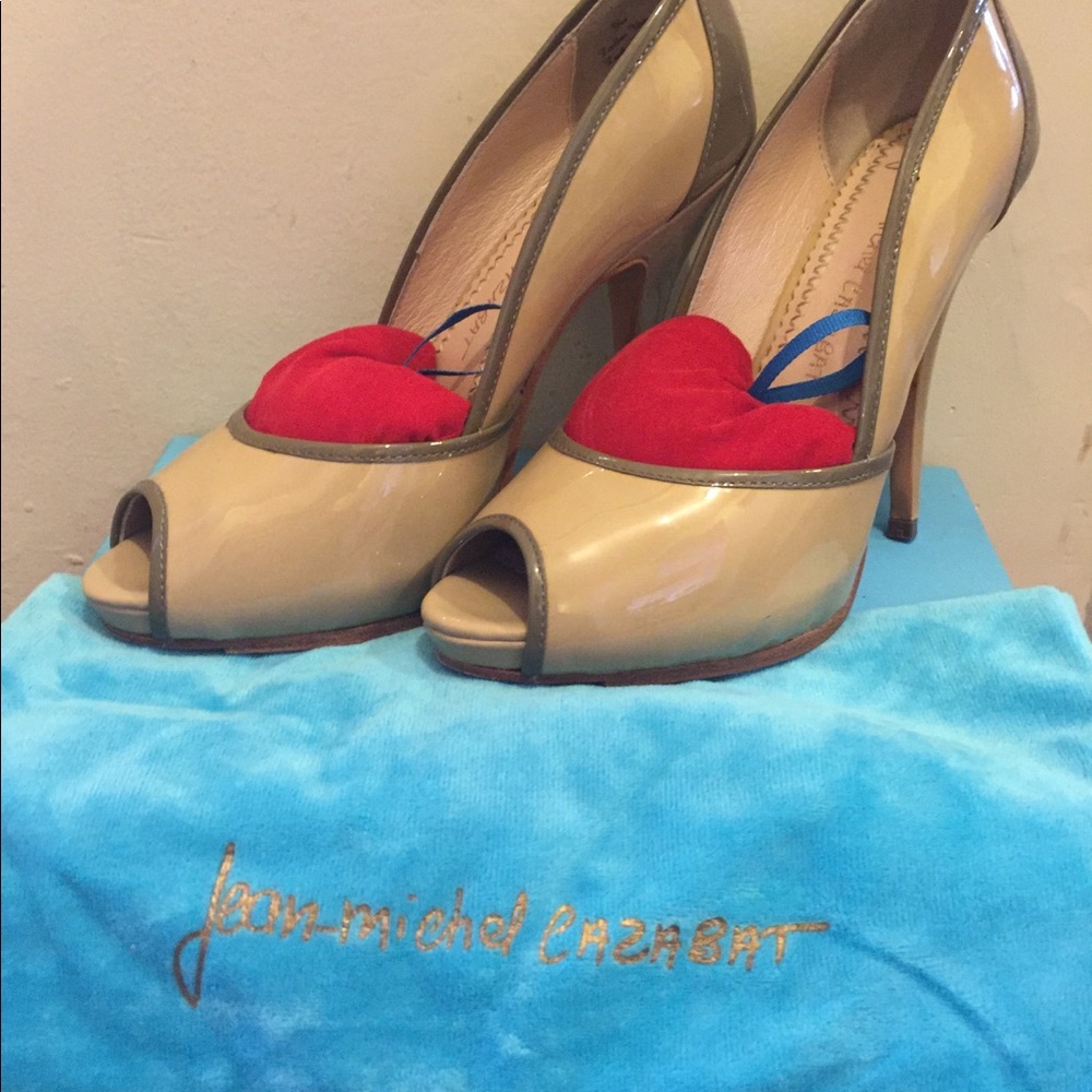 Jean-Michel Cazabat nude heels size 36.5